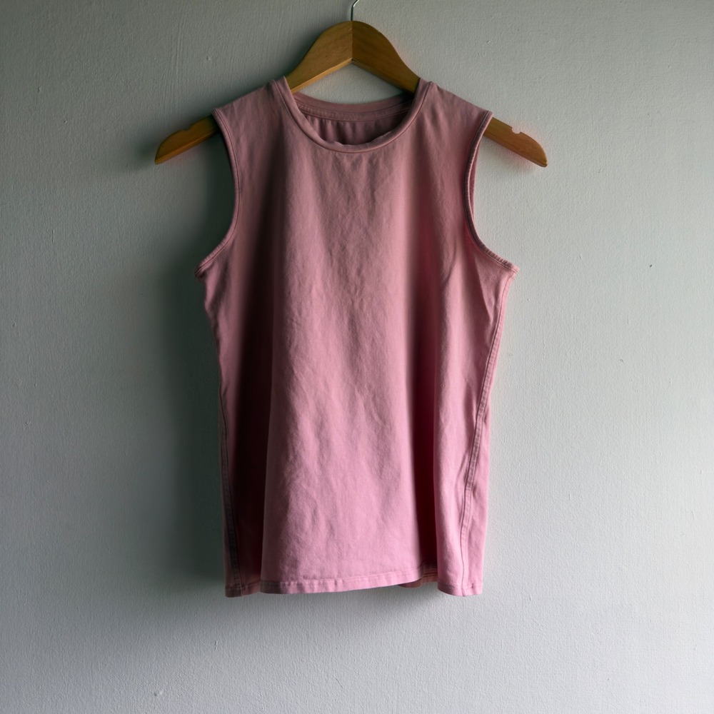 Lululemon Muscle Tank Top Pink Gym Yogacore Athletic Minimalist